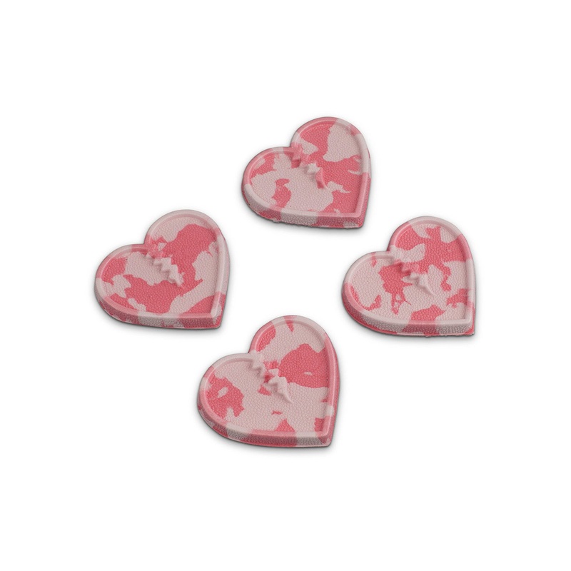 Crab Grab Mini Hearts Traction Stomp Pad in Bubblegum Swirl 2025