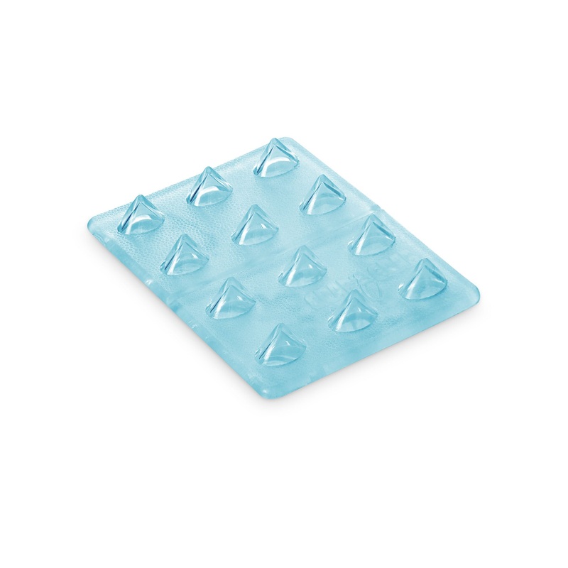 Crab Grab Mini Shark Teeth Traction Stomp Pad in Clear Blue 2025