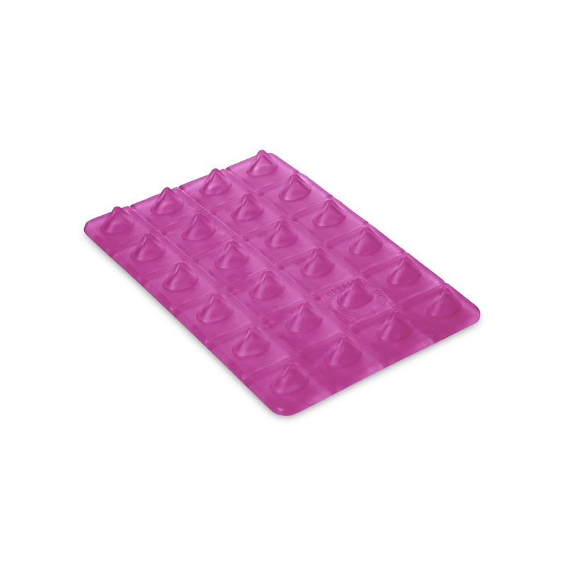 Crab Grab Shark Teeth Traction Stomp Pad in Clear Pink 2025