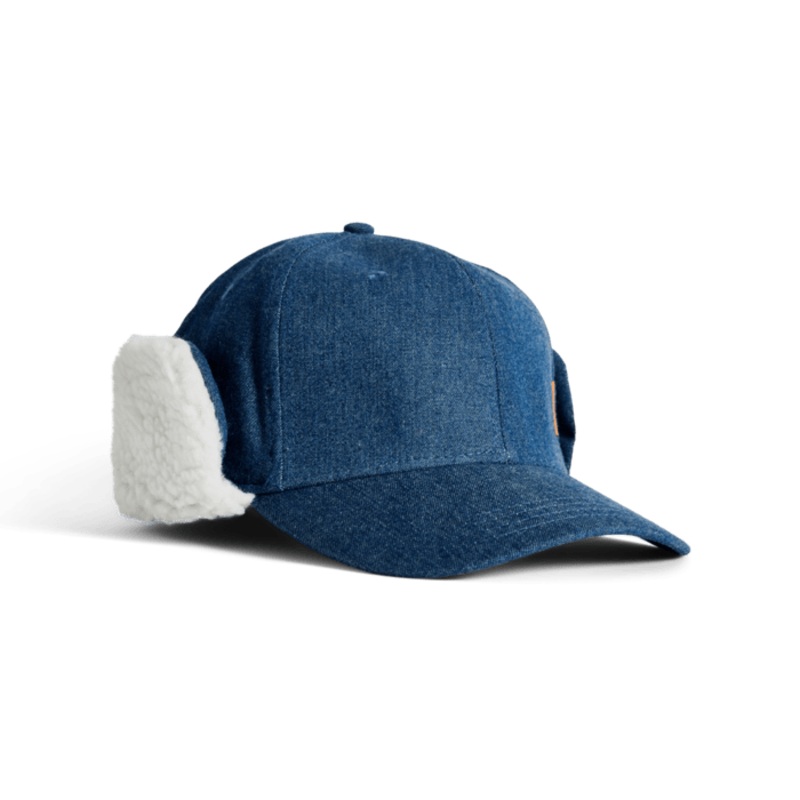 Autumn Denim Fleece Lined Hat in Denim 2025