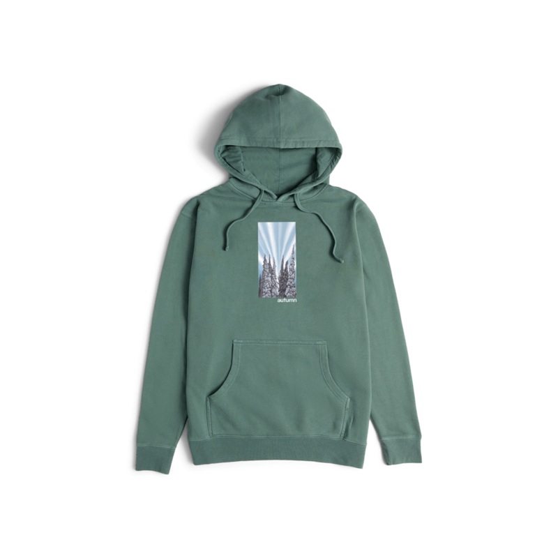 Autumn First Chair Hoodie in Pigment Green 2025