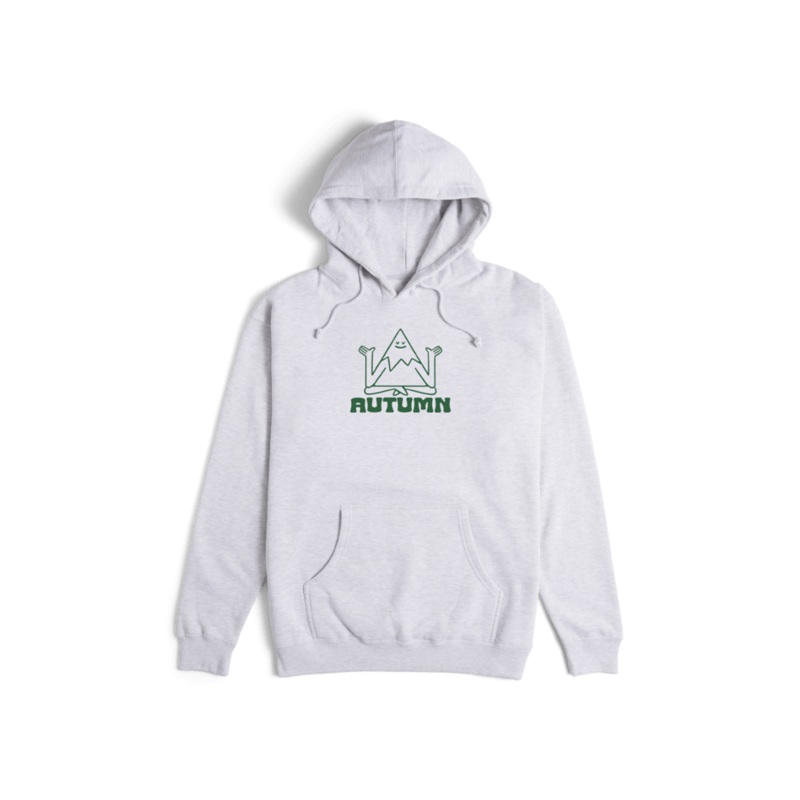 Autumn Mindful Mountain Hoodie Hoodie in Athletic Heather 2025