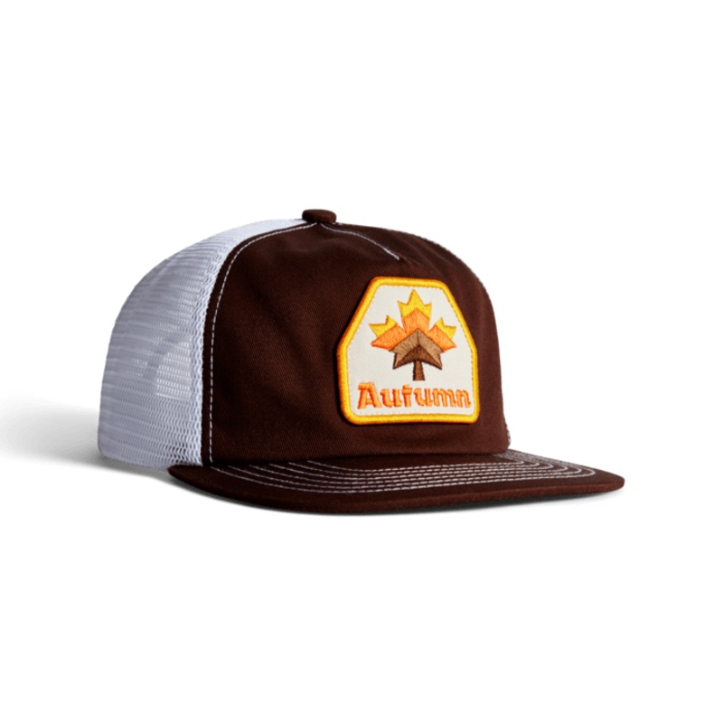 Autumn Patch Trucker in Brown 2025