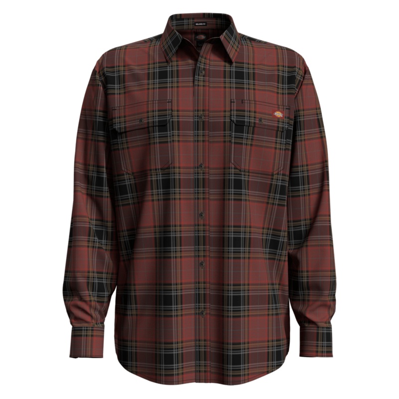 Dickies Long Sleeve Flex Flannel Shirt