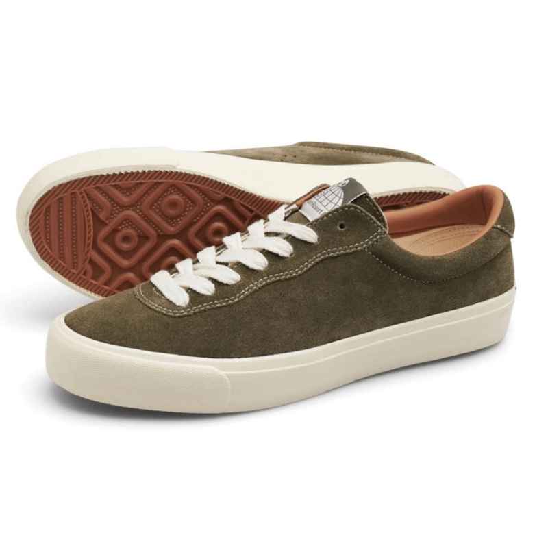 Last Resort VM001 LO Suede Shoe in New Olive and White