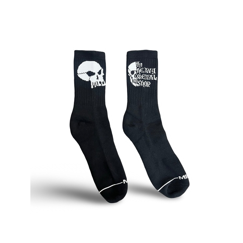 Milosport x Heavy Metal Shop Sock in Metal Black