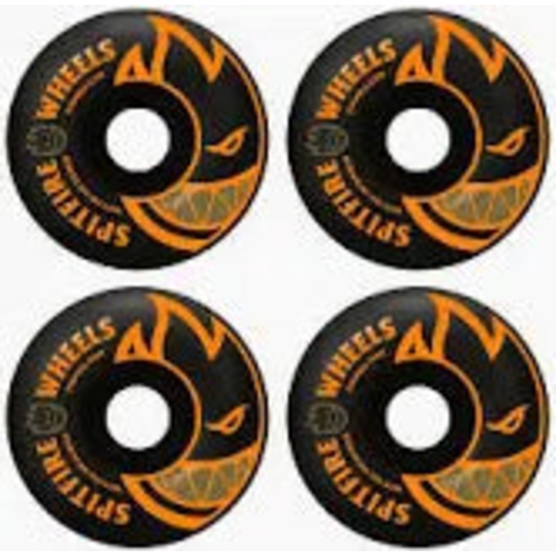Spitfire Bighead Skate Wheel in Black and Orange 99a 55mm