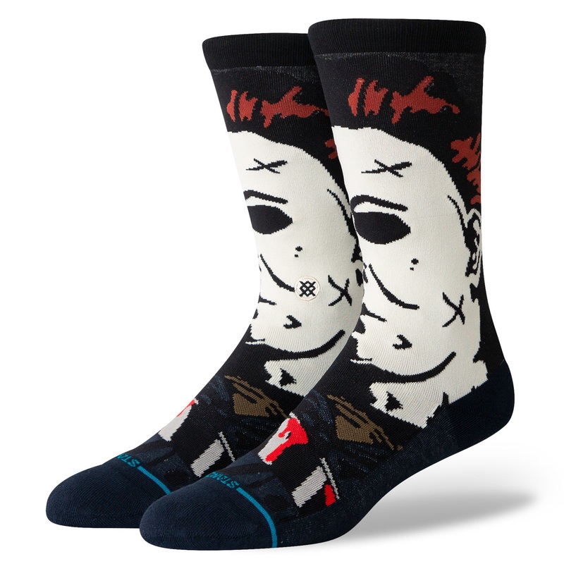 Stance Michael Myers Crew Socks in Navy