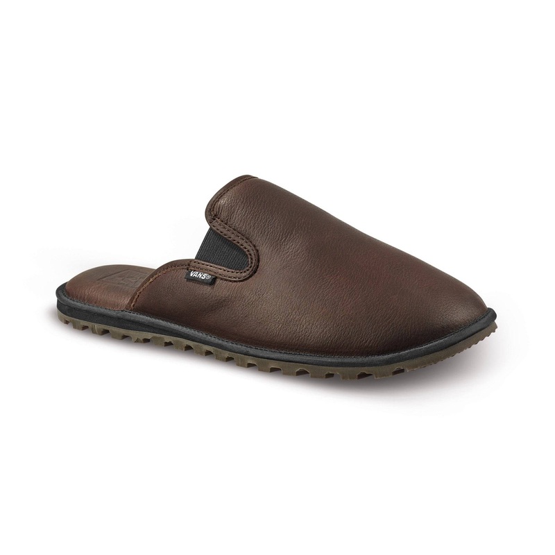 2022 Vans Mountain Mule Snow Slipper in Brown Leather Baldface Color