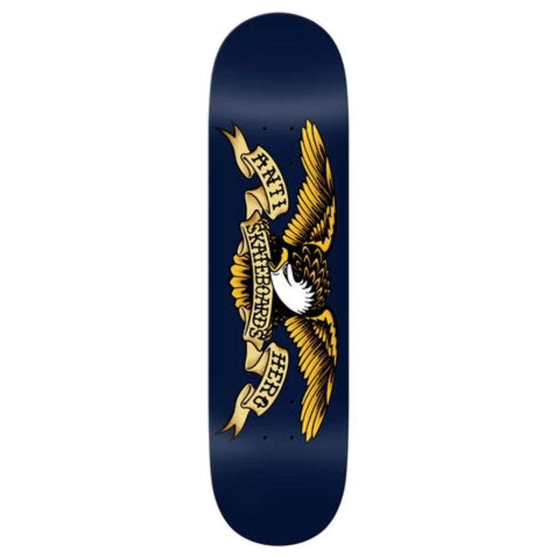 Antihero Easy Rider Classic Eagle Navy Skateboard Deck in 8.5