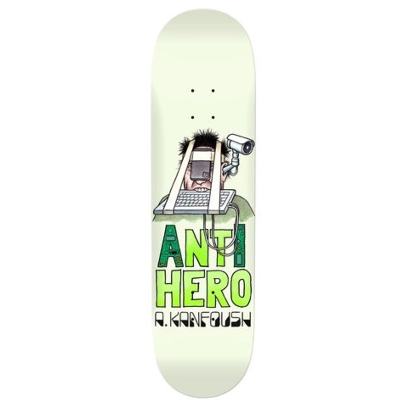 Antihero Kanfoush Anti Intelligence Skateboard Deck in 8.4