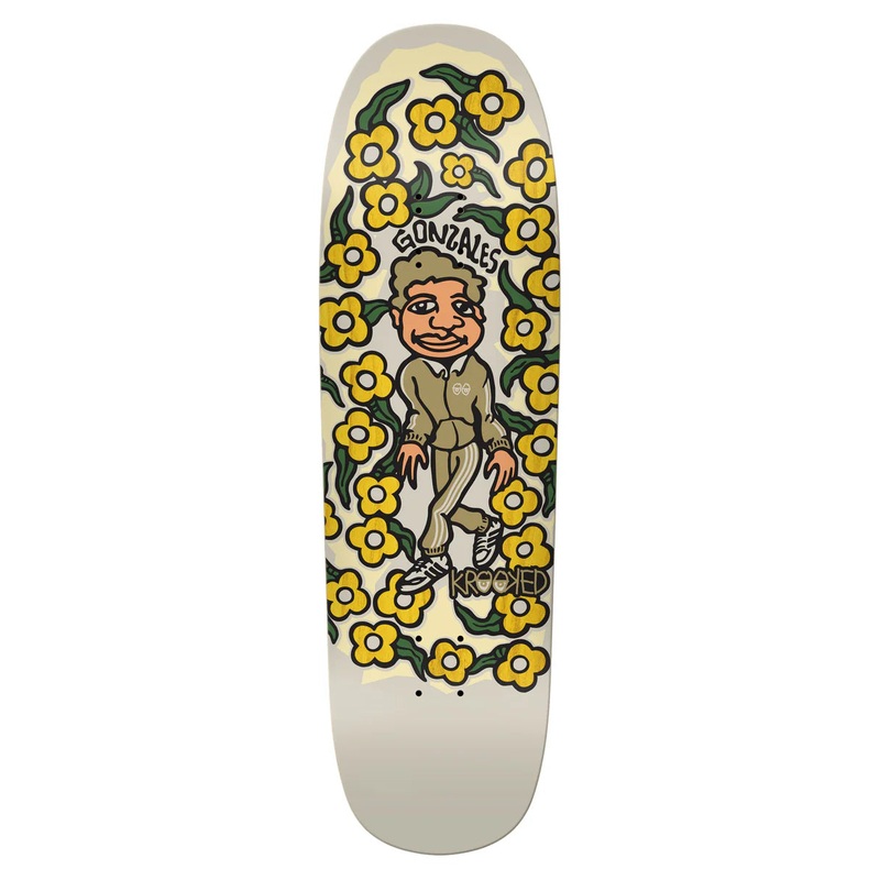 Krooked Gonz Sweatpants Skate Deck in 9.25''
