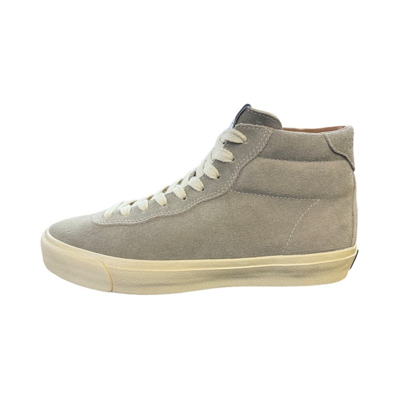 Last Resort VM001 HI Suede Shoe in Fog Grey and White