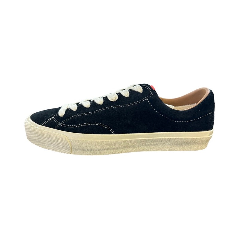 Last Resort VM003 LO Suede Shoe in Black and White