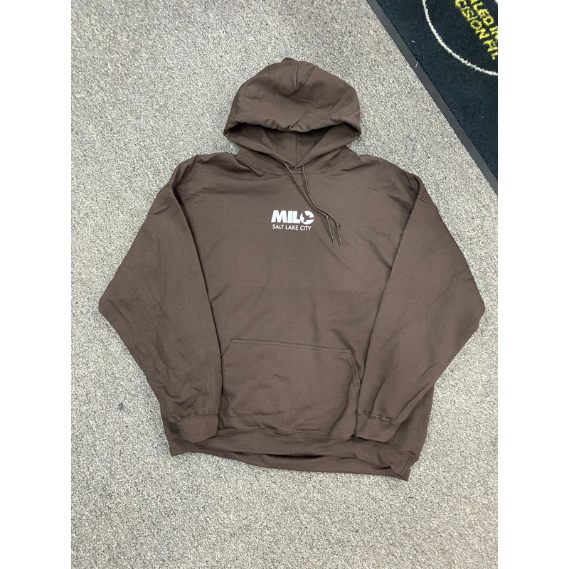 Milosport Club Hoodie in Brown