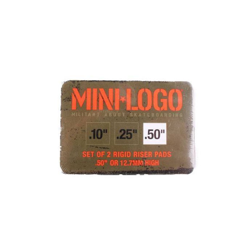 Mini Logo Rigid Riser .5'' (set of two)