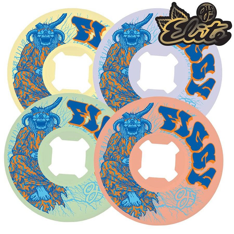 OJ Wheels 53mm Figgy Lightning Elite Mix Up Universals 101a Skate Wheel