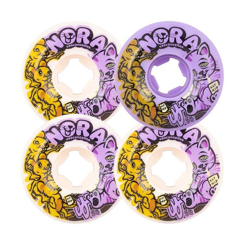 OJ Wheels 55mm Noras Revenge Elite Mix Up Universals 101a Skate Wheels