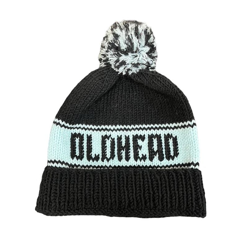 Old Head Knitted Pom Beanie