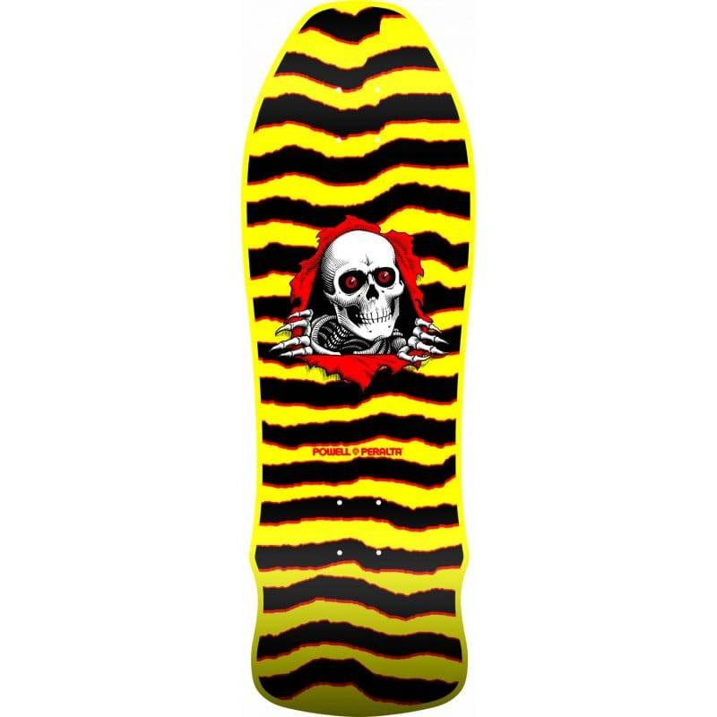 Powell Peralta Geegah Ripper Skate Deck in yellow 9.75"