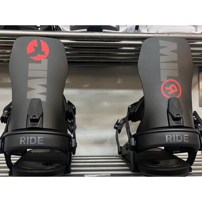 Ride x Milo M-9 Snowboard Binding in Black 2025