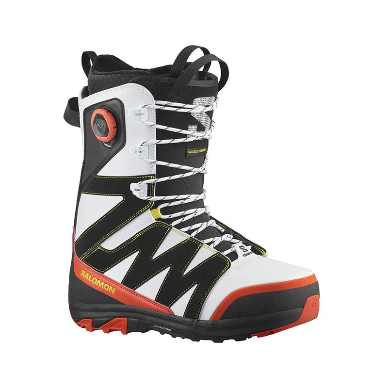 Salomon X Approach SJ Snowboard Boot in Torment White and Red