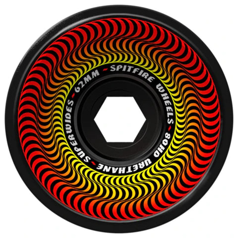 Spitfire 80HD Super Wide Black 62mm Skateboard Wheels