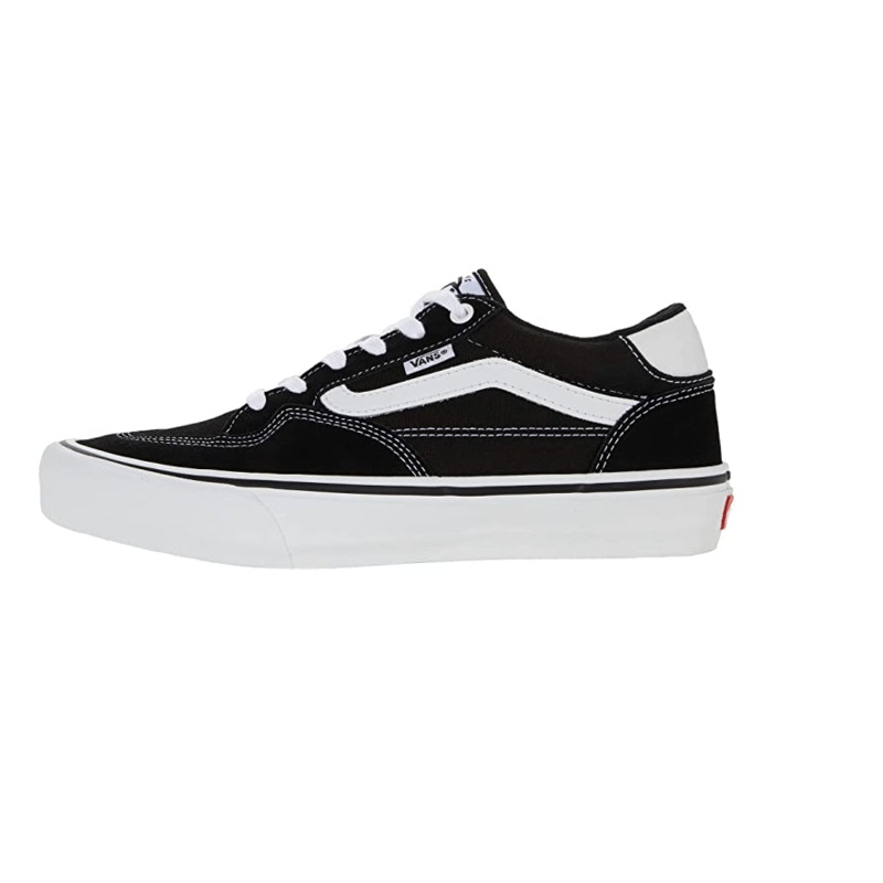 Vans Rowan Skate Shoe in Black and White