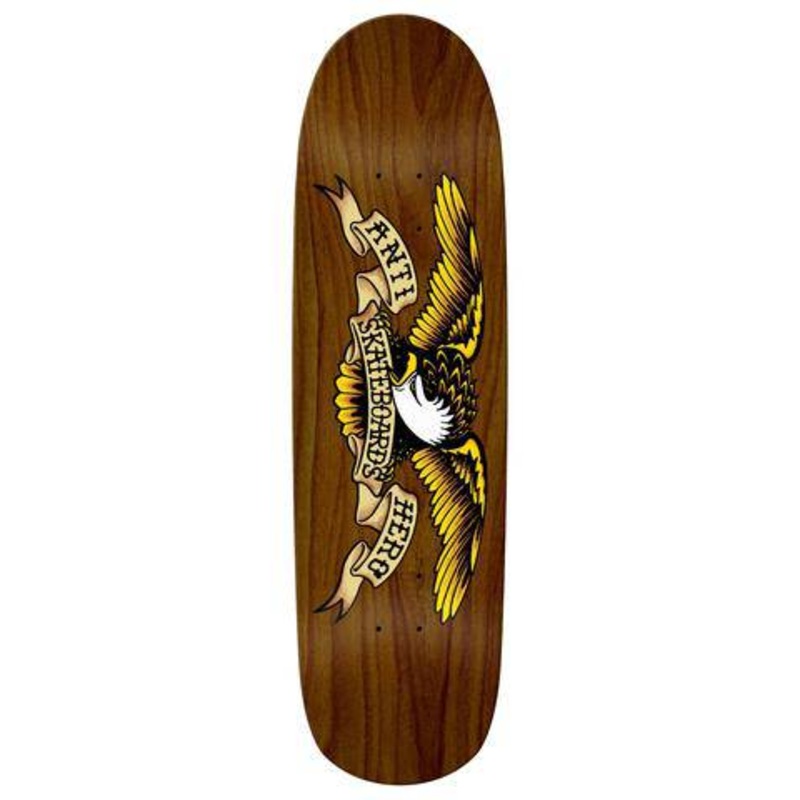 Antihero Eagle Brown Bomber Skateboard Deck in 8.86''