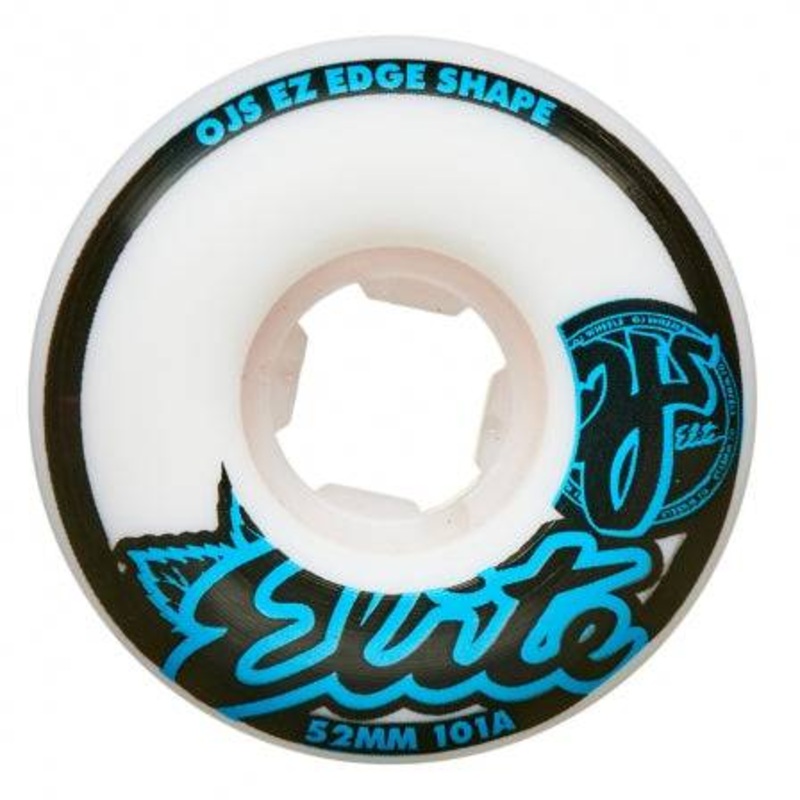 OJ Wheels 54mm Elite White EZ EDGE 101a Skate Wheel