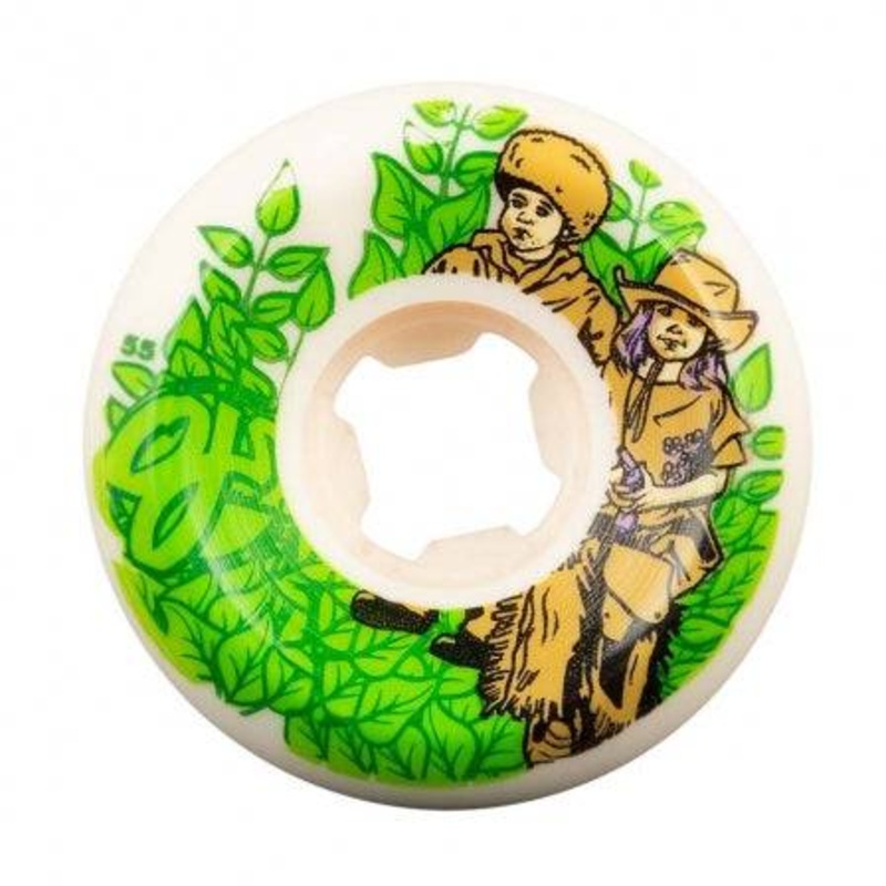 OJ Wheels 55mm Nora the Explora Elite White Hardline 101a Skate Wheels
