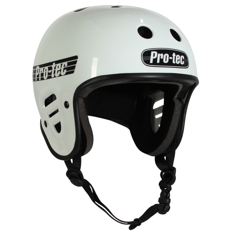 Pro-Tec Full Cut Skate Helmet in Gloss White