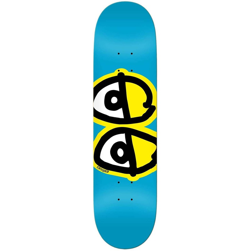 Krooked Team Eyes Skate Deck in 8.75"