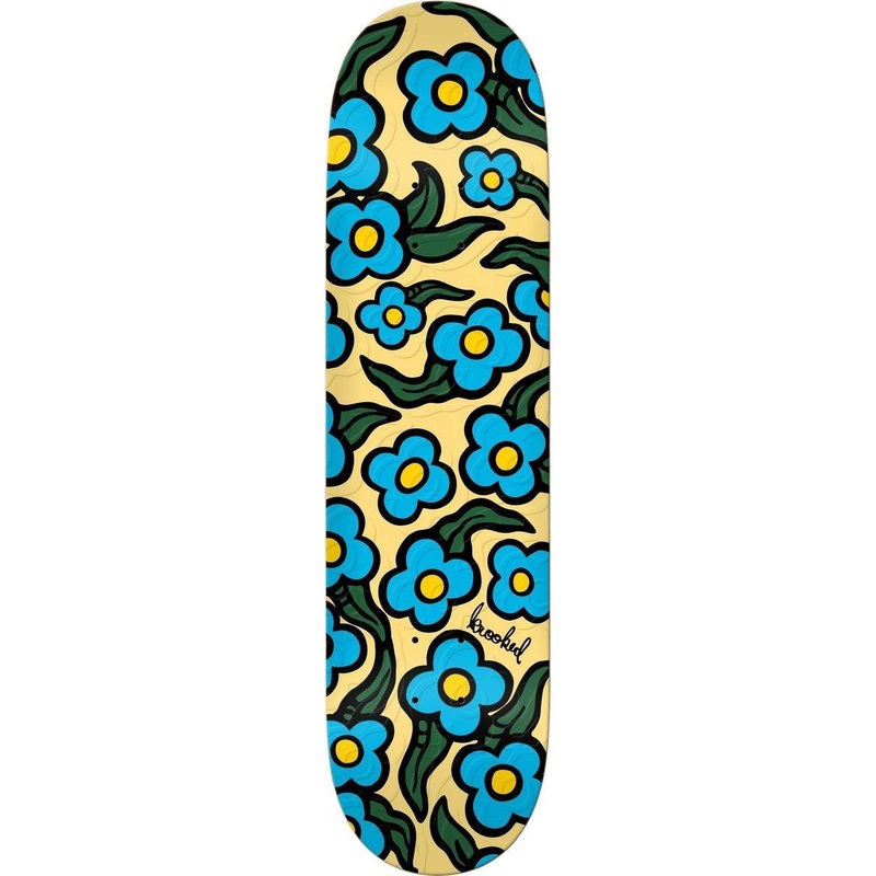 Krooked Wild Style Flower Skate Deck in 8.06"