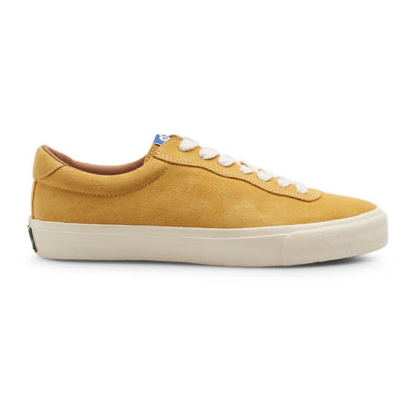 Last Resort VM001 Lo Suede Shoe in Mustard Yellow and White