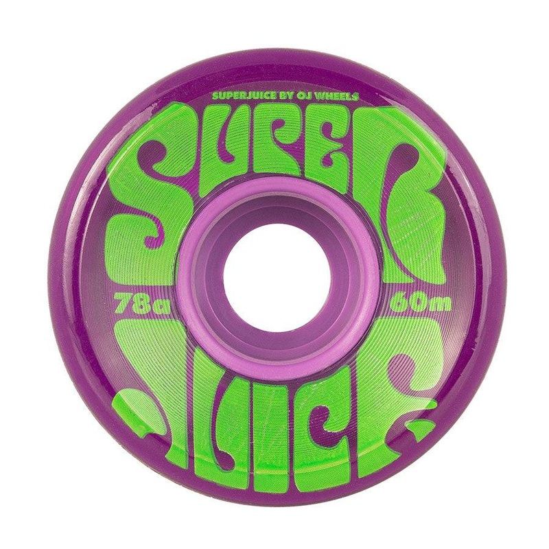 OJ Super Juice 60 mm Skate Wheels in Translucent Purple 78a