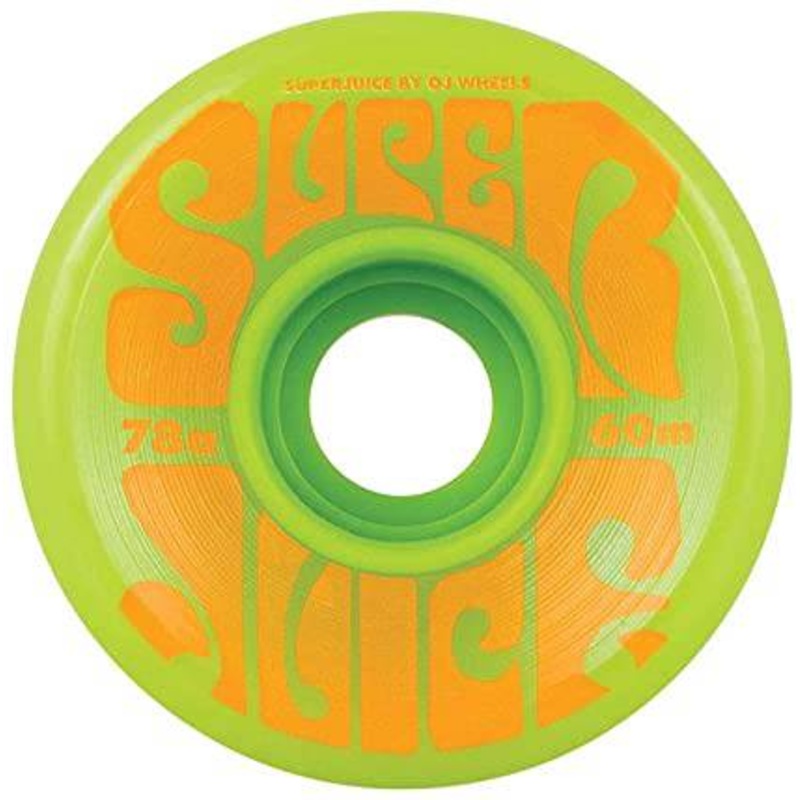 OJ Wheels Super Juice Skate Wheels in Green 78a 60mm