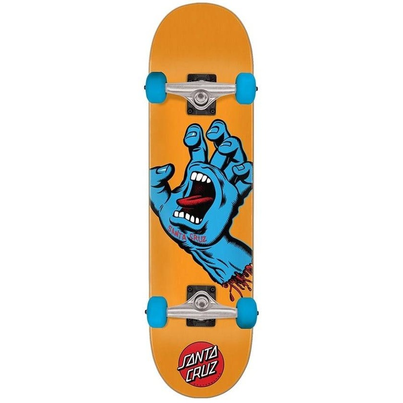 Santa Cruz Screaming Hand Mid Complete Skateboard Deck in 7.8"
