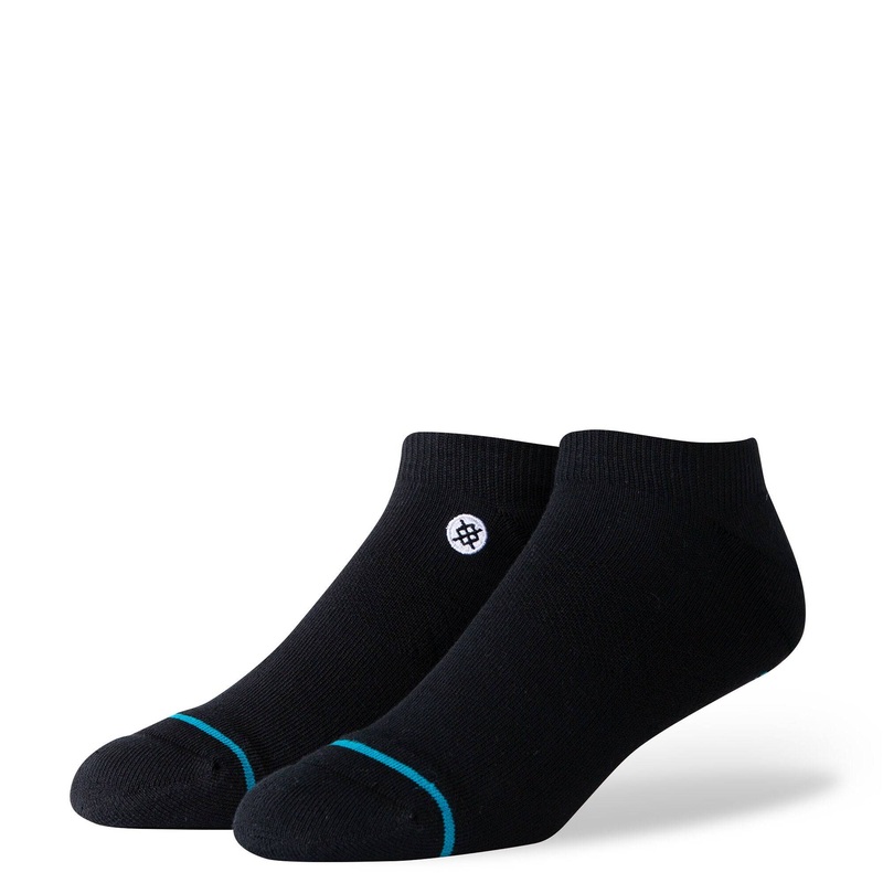 Stance Icon Low Sock in Black and White