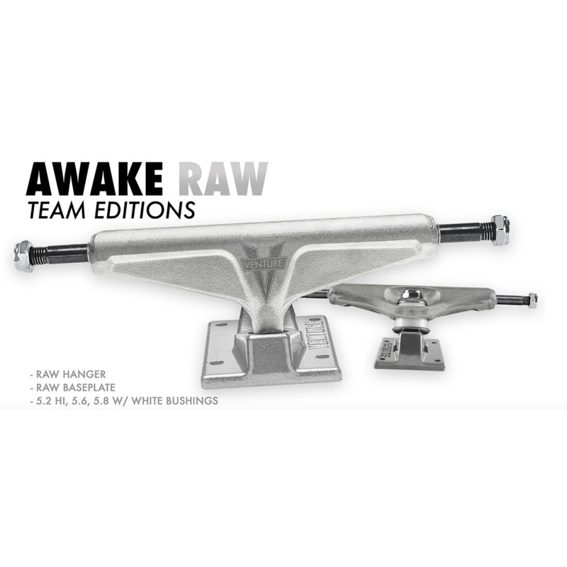 Venture Awake Raw Team Edition Skate Trucks