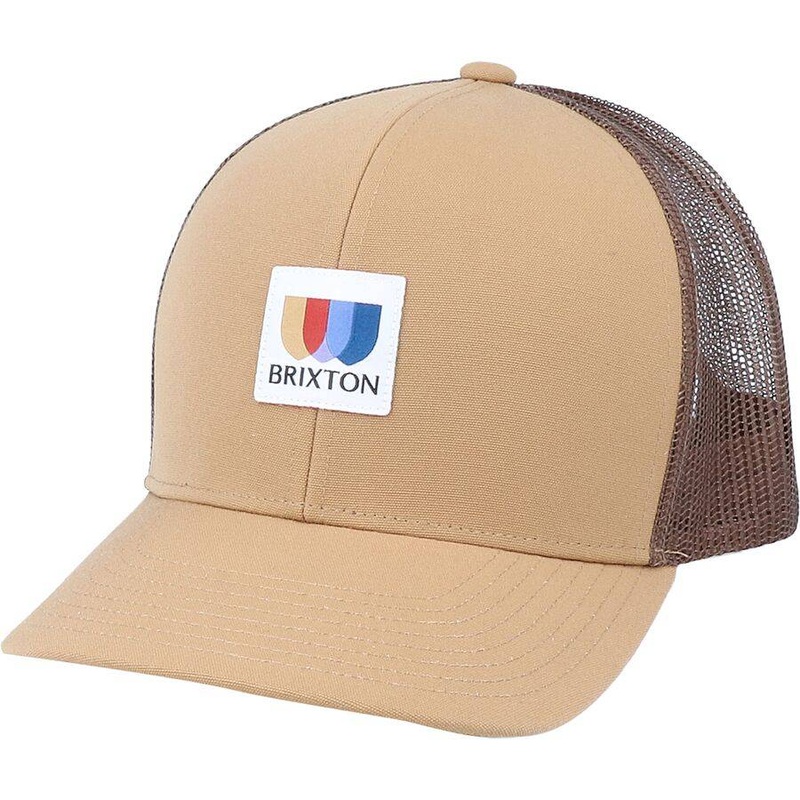 Brixton Alton Crossover MP Mesh Cap in Lemon Curry