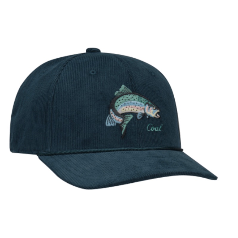 Coal The Wilderness Low Corduroy Snapback Cap in Teal