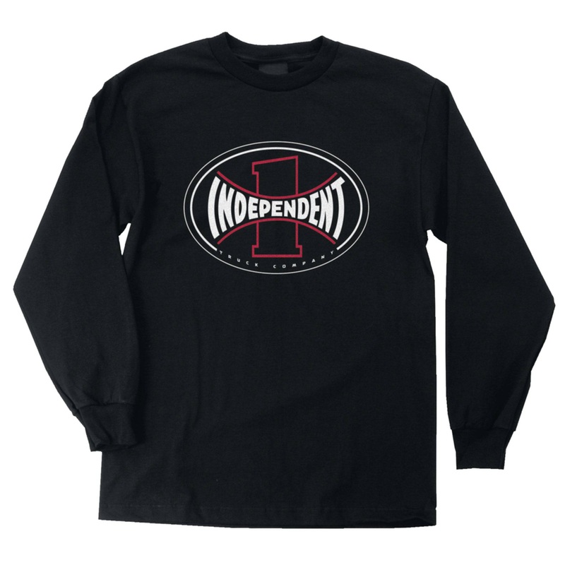 Independent ITC Span Regular Mens Long Sleeve in Black