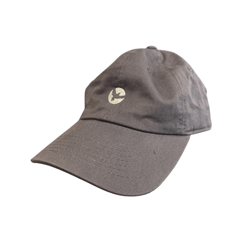 Milo Small Bird Dad Hat in Grey
