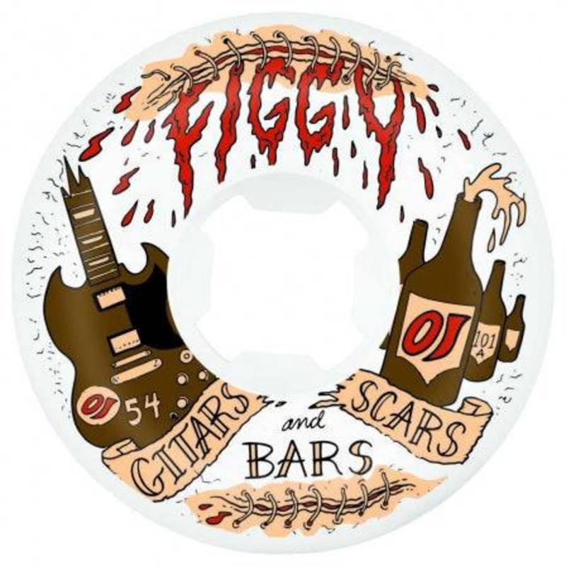 OJ Wheels Figgy Guitars Scars and Bars Original Hardline 101A