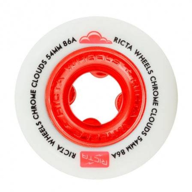 Ricta CORED Clouds in Red in 86A Skate Wheels