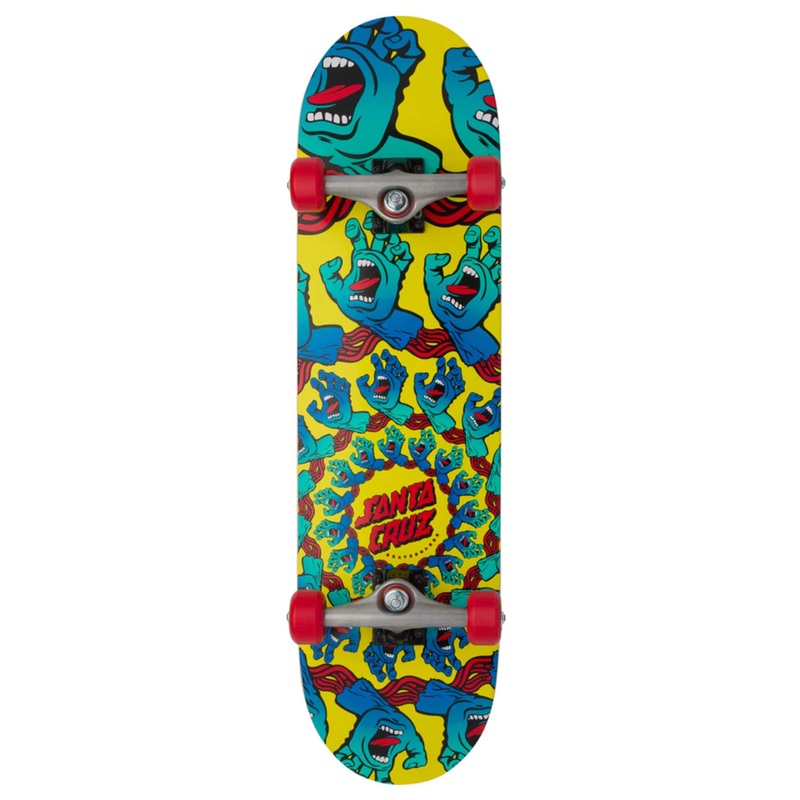 Santa Cruz Mandala Hand Complete Skateboard in 8.25" by 31.25"