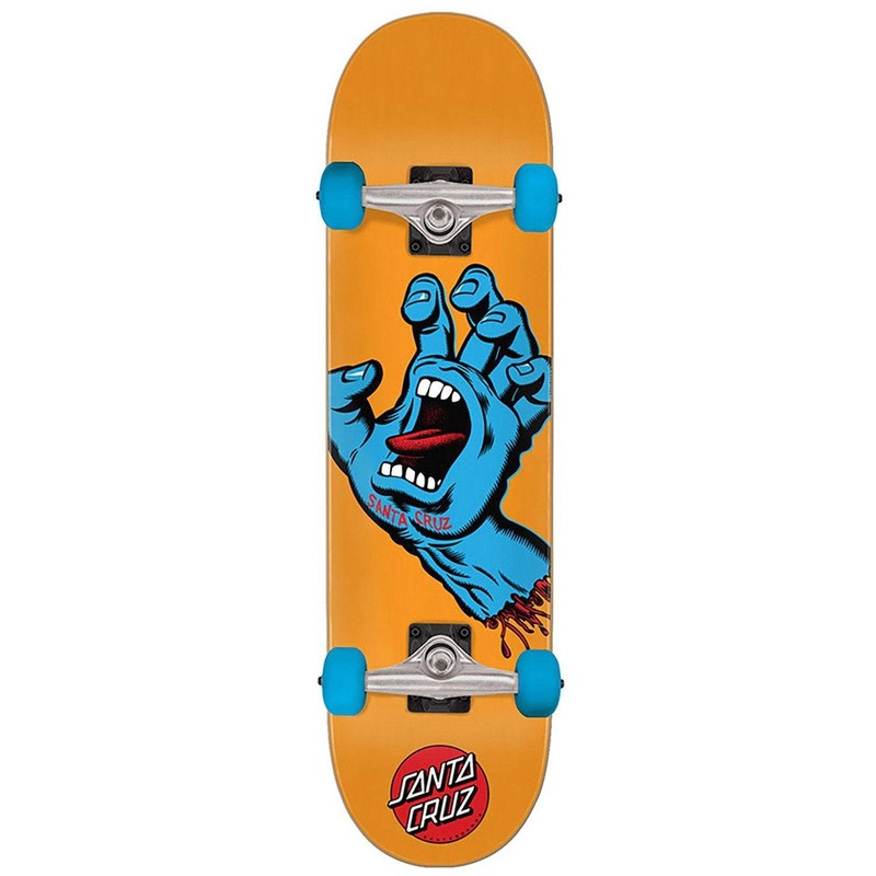 Santa Cruz Screaming Hand Mid Complete Skateboard in 7.8" by 31"