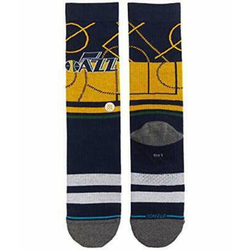 Stance Jazz Cross Court Sock in Navy
