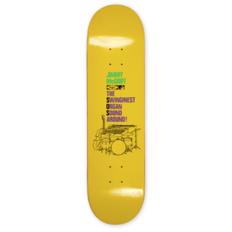 Traffic The Worm Skate Deck in 8.25"